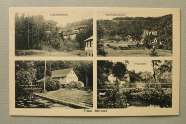 AK Fränk Schweiz / 1920-1940 / Schüttersmühle / Behrlingersmühle / Stempfermühle / Neumühle